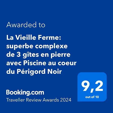 La Vieille Ferme: Superbe Complexe De 3 En Pierre Avec Piscine Au Coeur Du Perigord Noir Holiday home
