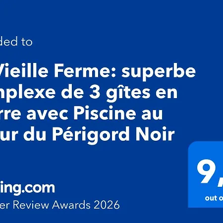 Дом отдыха La Vieille Ferme: Superbe Complexe De 3 En Pierre Avec Piscine Au Coeur Du Perigord Noir Saint-Genies